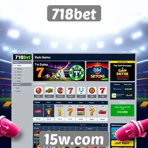 Interface intuitiva melhora experiência do usuário na 718bet